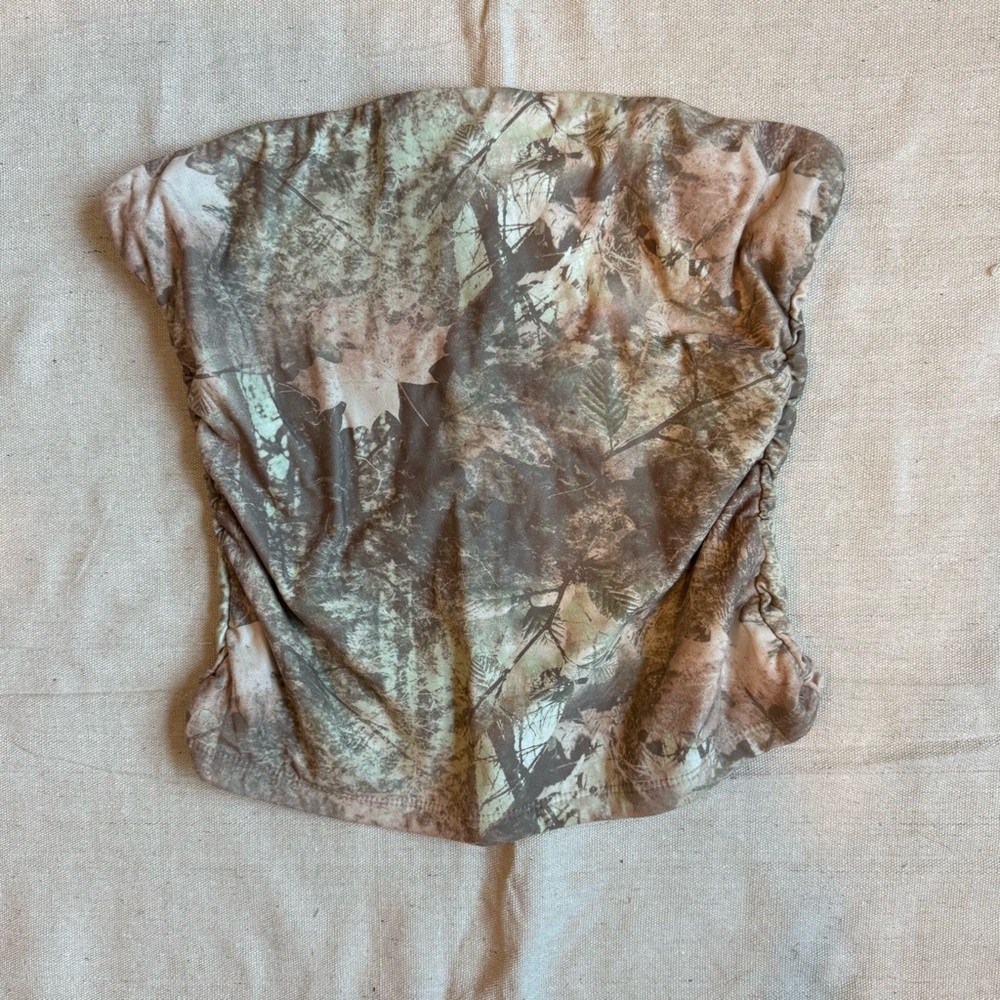 Camo tube top